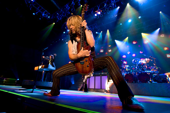 Origianl Styx guitar player and vocalist Tommy Shaw plays out front on "Grand Illusion".(Photo By: Scott Eklund/Red Box Pictures)