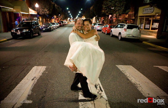 Matt carries his bride home. (Photo By: Scott Eklund/Red Box Pictures)