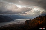 Stormy skies at Columbia River Gorge