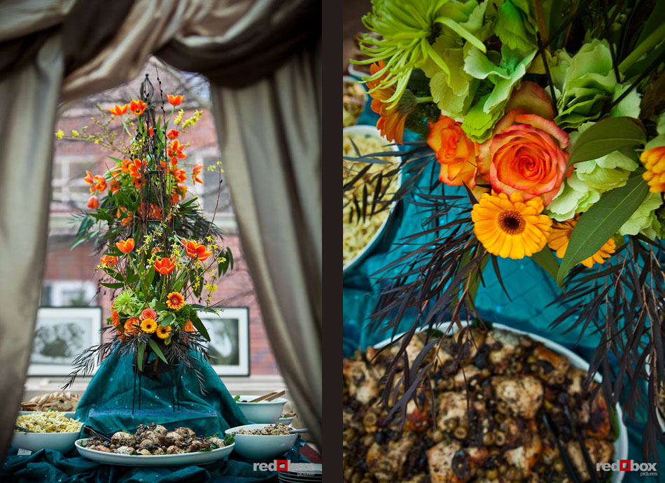 Flower arrangements by Esprit de Fleur (Photos by Red Box Pictures)