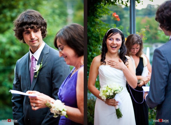 Anghi and Andy are married at The Canal in Seattle. (Photo by Dan DeLong/Red Box Pictures)