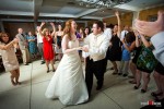 Katherine and Bryan dance during their wedding reception at the Women's University Club in Seattle. (Photo by Dan DeLong/Red Box Pictures)
