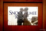 The wedding couple, bride and groom Michelle and Jason at Snoqualmie Ridge Golf Club. Seattle Wedding Photographer Scott Eklund/Red Box Pictures
