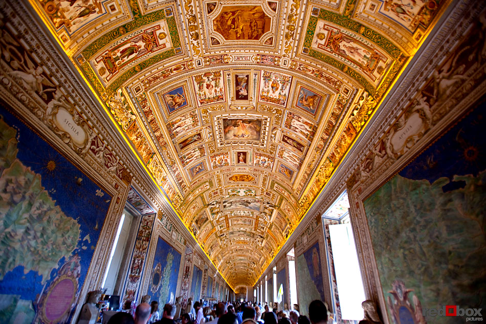 Whoever painted the ceilings at the Vatican had some mad skills. (Italy photography by Scott Eklund/Red Box Pictures)