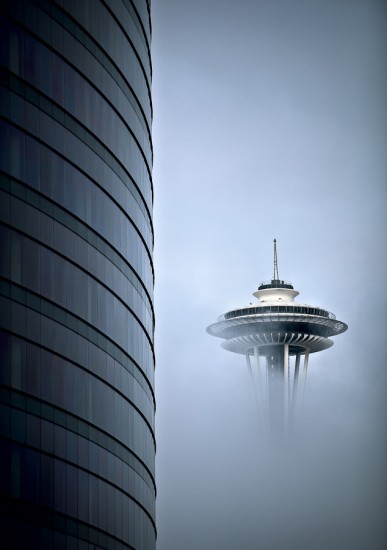 Structures - Space Needle and Enso - (Photography by Rob Sumner / Red Box Pictures
