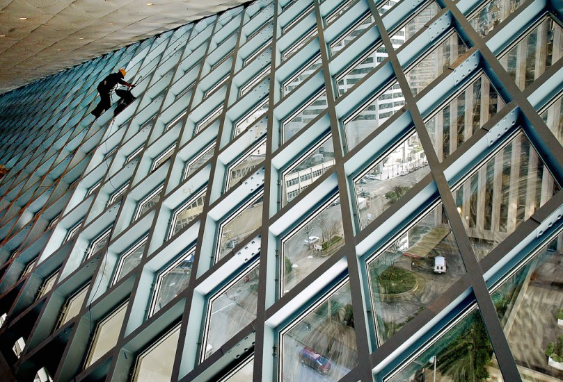 Construction-pictures-Seattle-Library