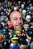 Malcolm Alexander made his first bobblehead doll, a Willie Mays doll in a San Francisco Giants uniform, in 1999 and now sells over 900 varieties to retailers, sports organizations and others worldwide. (Photographer: Andy Rogers)