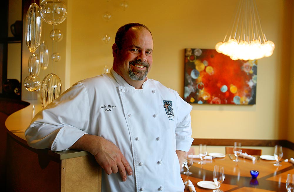 Chef John Howie of Seastar Restaurant in Seattle. (Photographer: Scott Eklund)