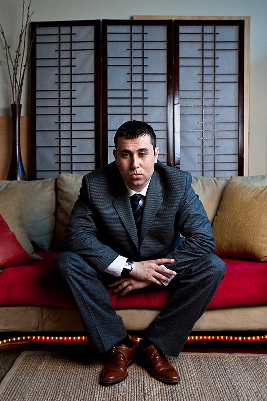 Robert Soloway, known as "The Spam King." Soloway was the second person in the country to be convicted under the Can-Spam Act for flooding the virtual world with fraudulent e-mail messages. (Photographer: Andy Rogers)