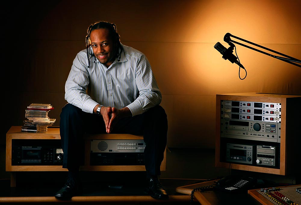 Tony Benton, an executive at Clearchannel radio and host of the radio talk show StreetBeat. (Photographer: Andy Rogers)